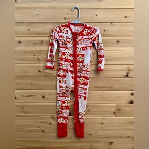 Birdie Bean Size 12-18 Months Bamboo Christmas Noel Long Sleeve Zippy Sleeper